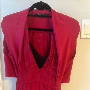 Marc Jacobs Red Silk Dress Spring 2008 size 2